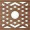 Ekena Millwork Chevron Wood Fretwork Pierced Ceiling Medallion, Walnut, 40"OD x 10 3/8"ID x 1/4"T CMWP40X40X0250CHWA - alternate 5